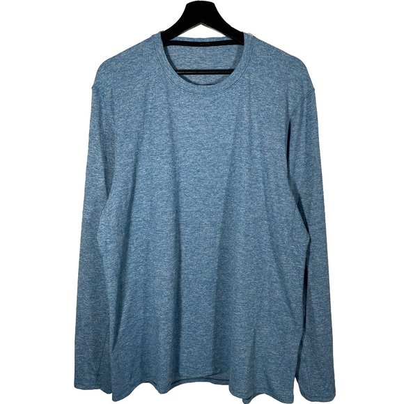 lululemon athletica Other - Lululemon Lightweight Blue Long Sleeve Workout Shirt size L